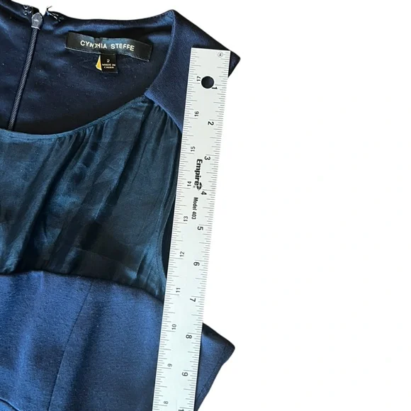 Cynthia Steffe Sleeveless Navy Blue Nautical Dress Women’s Size 2 - Picture 12 of 15